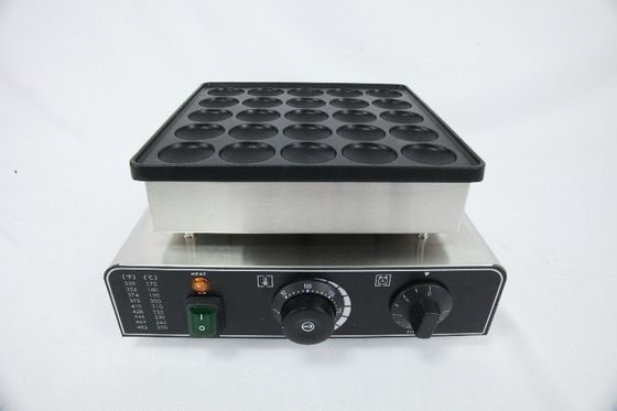 850w Stainless Steel Waffle Maker Mini Pancake Machine 25 Round-shape Snack Machine