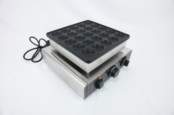 850w Stainless Steel Waffle Maker Mini Pancake Machine 25 Round-shape Snack Machine