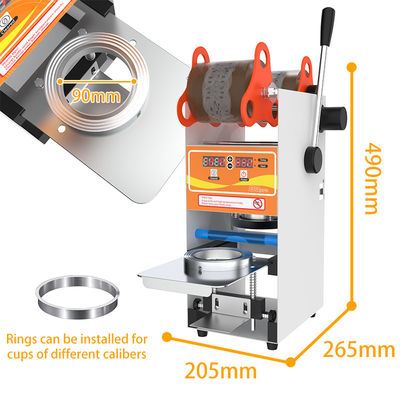 B2B Sealing Machine For Drinks Coffee Hot Drinks With 350w Power And 1 Cup Capacity