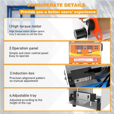 B2B Sealing Machine For Drinks Coffee Hot Drinks With 350w Power And 1 Cup Capacity