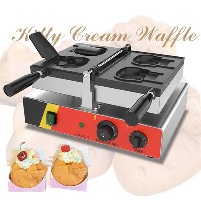 Temperature Range of 50-300C Cat Shaped Hello Kitty Taiyaki Waffle Machine for Home