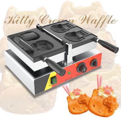 Temperature Range of 50-300C Cat Shaped Hello Kitty Taiyaki Waffle Machine for Home