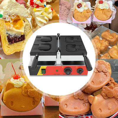 Temperature Range of 50-300C Cat Shaped Hello Kitty Taiyaki Waffle Machine for Home