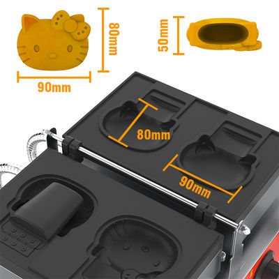 Temperature Range of 50-300C Cat Shaped Hello Kitty Taiyaki Waffle Machine for Home