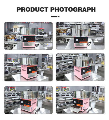 Electric Heating Cotton Candy Machine Stainless Steel Output Product Name for Parties
