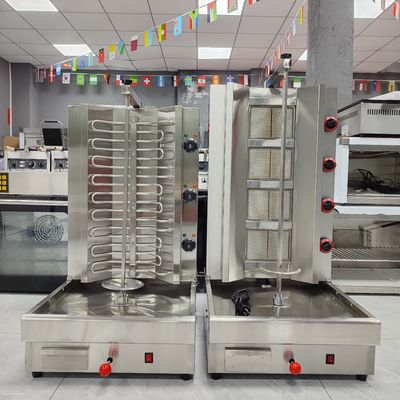 Revolutionize Your Shawarma Business with 3 Burner Gas Machine Semi-automatic